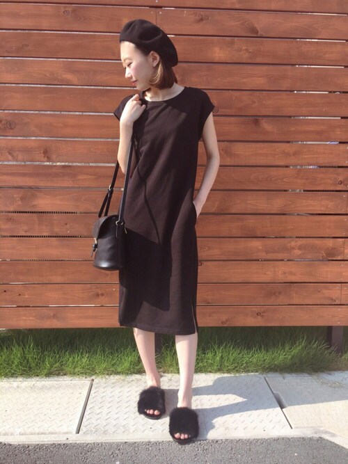 ukapiさんの「<LAULHERE>ウール ベレー帽(BEAUTY&YOUTH UNITED ARROWS)」を使ったコーディネート