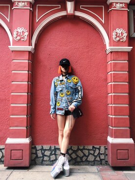 Suki Wong  is wearing DIYBYPANIDA