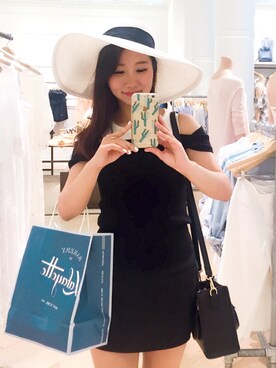 MIKI is wearing Bought in Korea