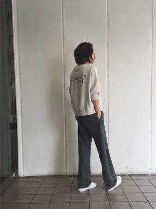 HITOMI HIROTA使用「TODAYFUL（Vintageダメージスエット）」的時尚穿搭