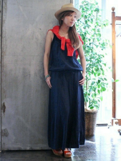 JOURNAL STANDARD Lady's バイヤーさんの「エアリーテンジク Vネックカーディガン#(JOURNAL STANDARD)」を使ったコーディネート