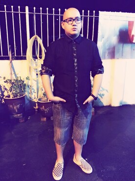 Hongo Takeshi使用（UNIQLO）的時尚穿搭