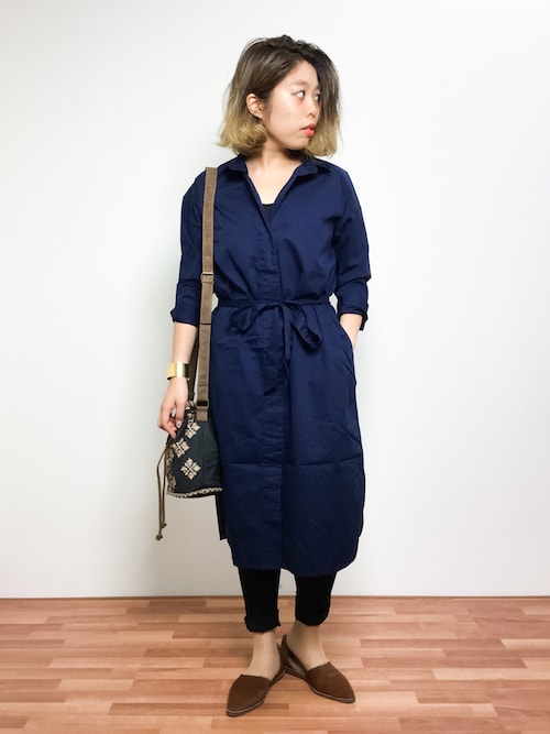 ぽんさんの「ダコタ エンブリッシュ BOHO ドロストバッグ(Accessorize)」を使ったコーディネート