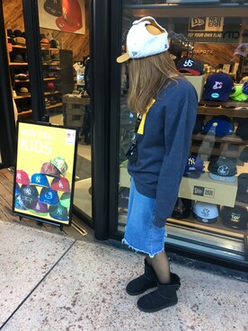 ONSPOTZスタッフ｜ochi使用「NEW ERA（NEWERA 59FIFTY CAP MLB NEW YORK YANKEES TRAPPER SYNTHETIC NUBUCK BROWN）」的時尚穿搭