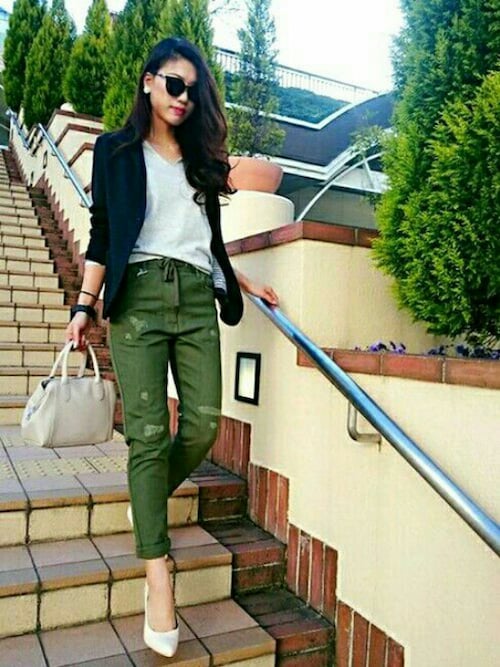 AZULbymoussyイオンモール倉敷店|aya moriyasuさんのショルダーバッグ「SLV付属スクエアミニトートバッグ(AZUL by moussy|アズールバイマウジー)」を使ったコーディネート
