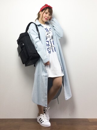 natsumi使用「emmi（アトリエバックパック）」的時尚穿搭