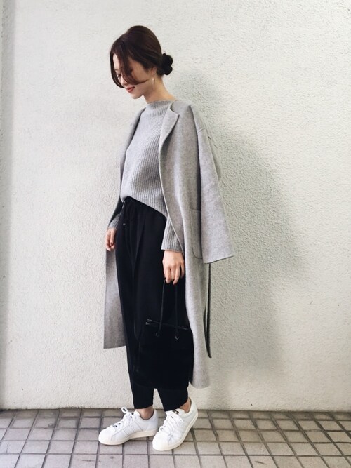 URBAN RESEARCH DOORSDOORS WOMENSさんのその他アウター「DOORS ウールガウンコート(URBAN RESEARCH DOORS WOMENS|アーバンリサーチ ドアーズ ウィメンズ)」を使ったコーディネート