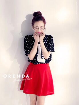 ORENDA｜ORENDA使用「ORENDA（內有褲裡不怕走光的俏皮圓裙）」的時尚穿搭