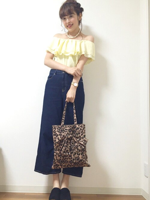 kana is wearing who's who Chico "フリルチュニック"