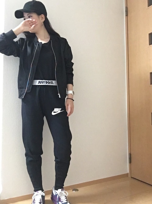 オールブラックでかっこよくもなれちゃう♡
