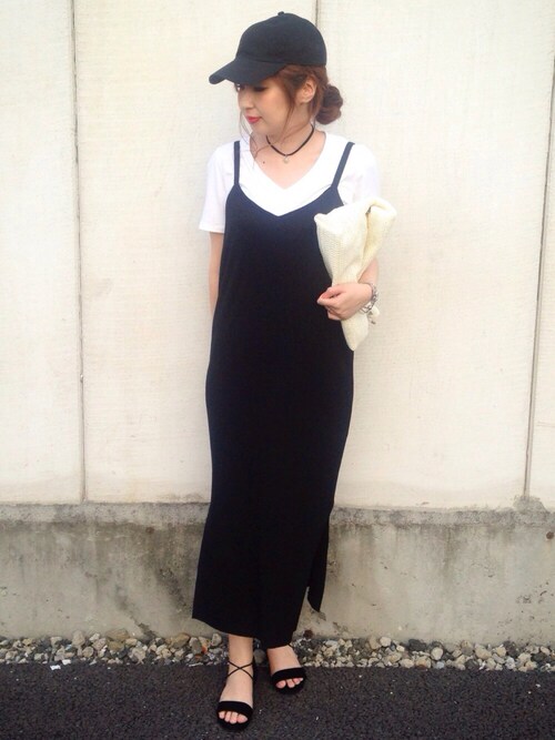 maiko さんの「NEWHATTAN/ニューハッタン ツイル6パネルキャップ(SENSE OF PLACE by URBAN RESEARCH)」を使ったコーディネート