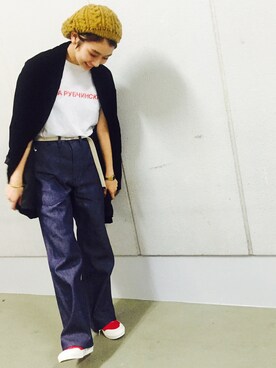 ビューティ&ユース ユナイテッドアローズ 熊本店｜Miyu Iwasaki使用「BEAUTY&YOUTH UNITED ARROWS（BY ベルベットガウンコート）」的時尚穿搭