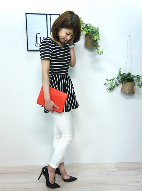 kana.さんの「Pointedtoe Sidecut Pumps(ポインテッドトゥサイドカットパンプス)(MAMIAN)」を使ったコーディネート