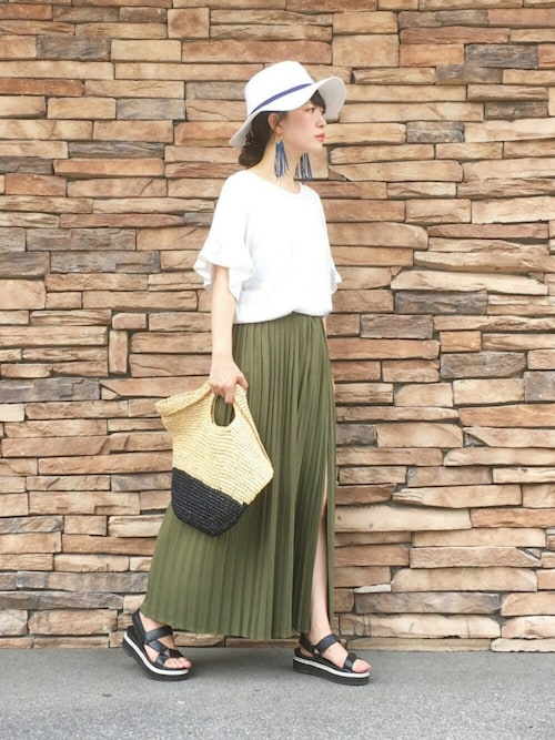 まいさんの「【6/4ヒルナンデス放映商品】ペーパーブレード/ハット-2015SS-(INGNI)」を使ったコーディネート