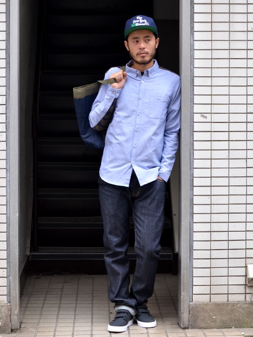 シャツ メンズ 着こなしのシャツ・ブラウス「Lafayette TIGER STRIPE ボタンダウンオックスフォードシャツ」
