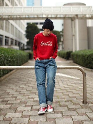 Coca-cola（コカ・コーラ）トレーナーがとにかく可愛い♡ - KUTIE