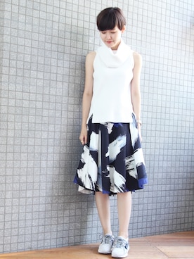 emmi|midori ueedaさんのスニーカー「【ASICS TIGER】emmi meets ASICS TIGER/GEL-LYTE V(ASICS|アシックス)」を使ったコーディネート