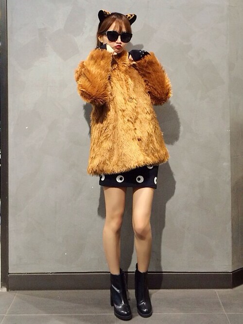 김주아 is wearing CHEAP MONDAY "Furious jacket"