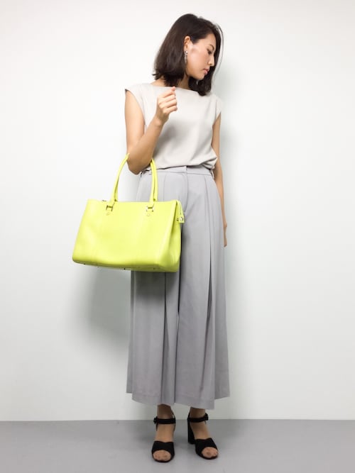 m.yさんの「ジョーゼットノースリーブブラウス(N.(N. Natural Beauty Basic))」を使ったコーディネート