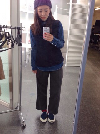 ayano使用「ROPE' PICNIC（【先行予約】【春の新作】綿ツイルステンカラーコート）」的時尚穿搭