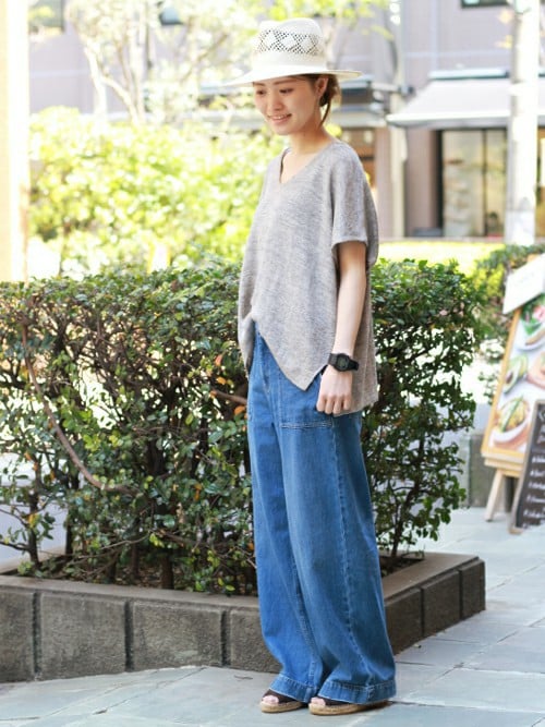 JOURNAL STANDARD relume みなとみらい店|JOURNAL STANDARD relume みなとみらい店さんのパンツ「《追加》10OZワイドデニムパンツ#(JOURNAL STANDARD relume|ジャーナルスタンダード レリューム)」を使ったコーディネート