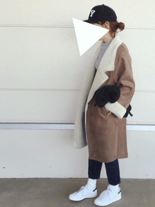 画像 : モコモコが可愛い♡「ムートンコート」で作る、あったかコーディネート♪ - NAVER まとめ