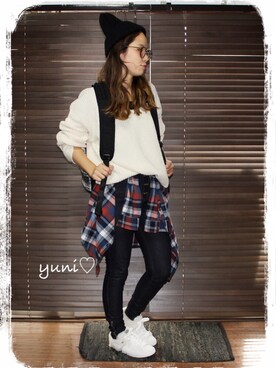 yuni使用（GU）的時尚穿搭