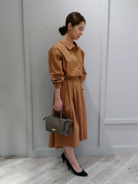 LE TRIO ABAHOUSE博多アミュプラザ店|yamachanさんのシャツワンピース「バックボリューム