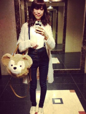 Nanako_Tsai使用「Disney（Duffy Bag）」的時尚穿搭