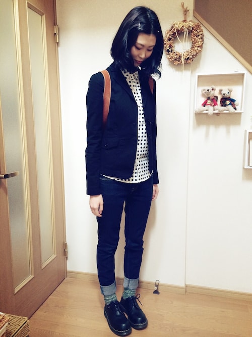 s a y o p iさんの「おでこ靴(Dr.Martens)」