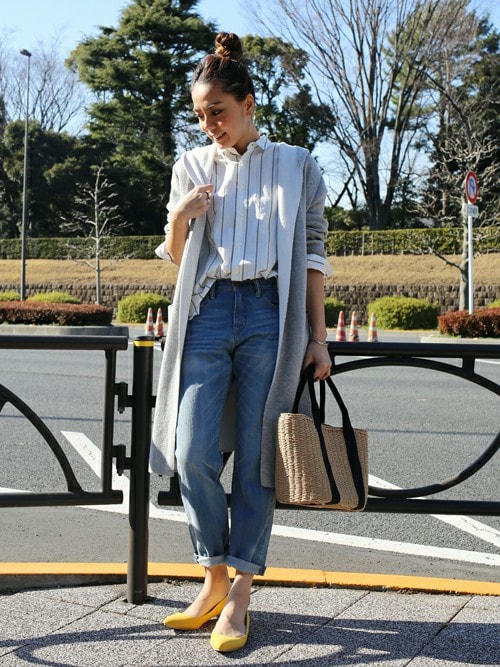 green label relaxing|Kitamuraさんのカーディガン「KF C/CA Wフェイス LONG HOODカーディガン◆(green label relaxing|グリーンレーベルリラクシング)」を使ったコーディネート