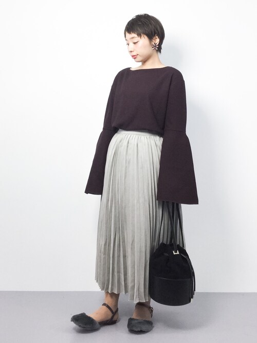 Rachelさんの「ベルスリーブ プルオーバー◆(IENA)」を使ったコーディネート