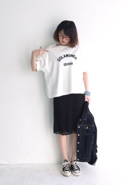 haco!|haco-on-acoさんのスニーカー「CONVERSE コンバース ALL STAR OX オールスター オックス (CONVERSE|コンバース)」を使ったコーディネート