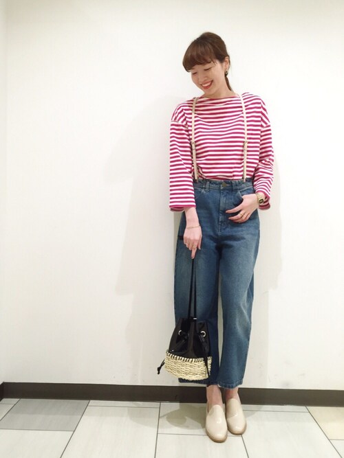 mystic LUMINE町田店|tsudaさんのデニムパンツ「【mystic】ラウンドデニムパンツ(mystic|ミスティック)」を使ったコーディネート