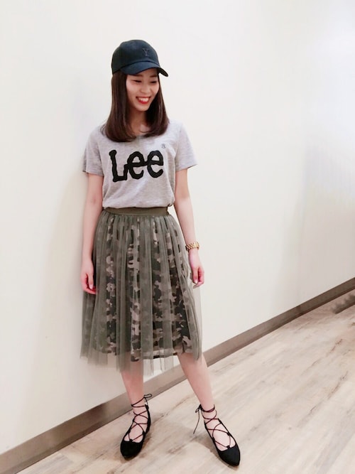 bmmさんのTシャツ/カットソー「【LEE】ロゴTシャツ(Lee|リー)」を使ったコーディネート