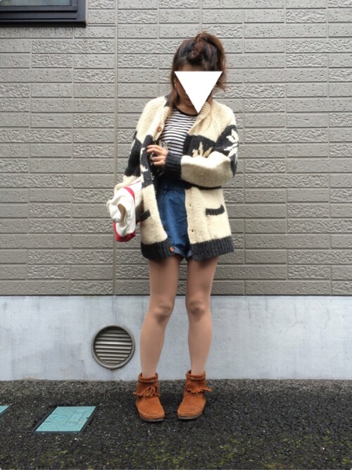 yukahiro使用「Minnetonka（Minnetonka Back Zip Ankle Boot）」的時尚穿搭