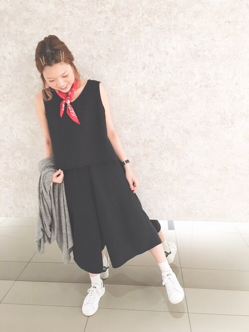 Discoat Parisien|Discoat★chihiroさんのサロペット/オーバーオール「セットアップコンビネゾン(Discoat Parisien WOMENS|ディスコートパリシアンウィメンズ)」を使ったコーディネート