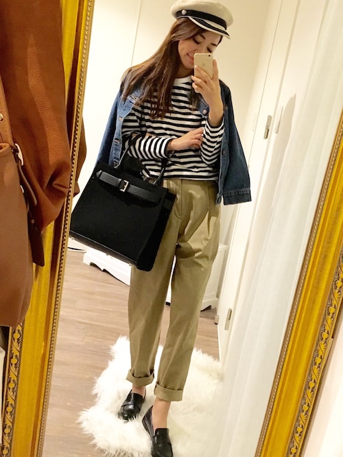 amiさんの「(|)」を使ったコーディネート