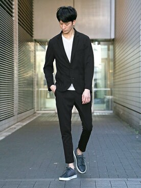 LANVIN en Bleu 本社|DANNYさんのテーラードジャケット「Stretch Jersey Two Button Jacket