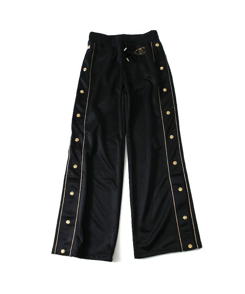 「COLLECTION LINEスワロフスキーロゴ ジャージパンツ/09BLACK」