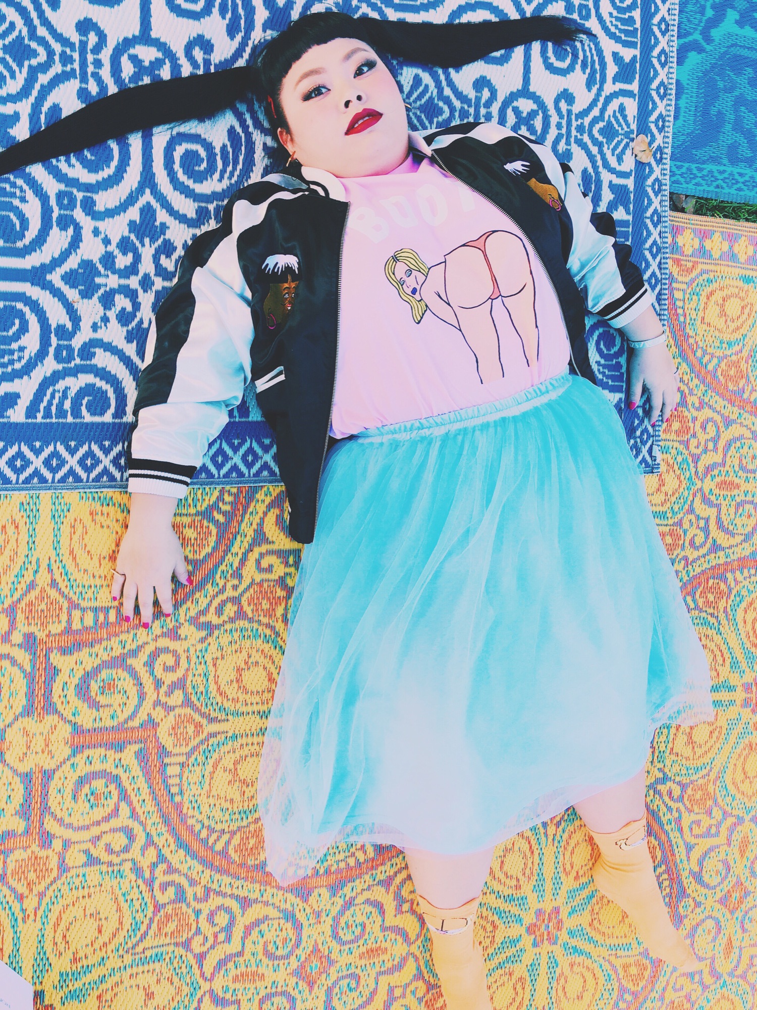 渡辺直美 Punyusのtシャツ カットソーを使ったコーディネート Wear