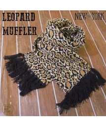 NEW YORK HAT | レオパード マフラー(マフラー)