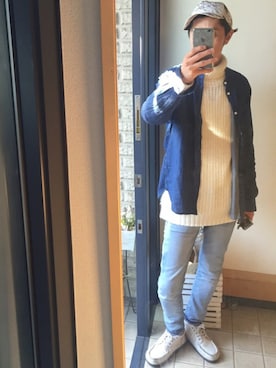 わーっ。さん（メンズ・186cm）の冬コーディネート