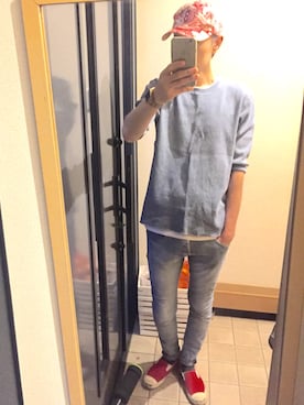 わーっ。さん（メンズ・186cm）の夏コーディネート