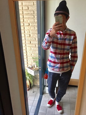 わーっ。さん（メンズ・186cm）の秋コーディネート