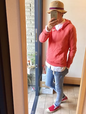 「CIAOPANIC TYPY（チャオパニックティピー）のアイテム」を使った、わーっ。さん（メンズ・186cm）の秋コーディネート