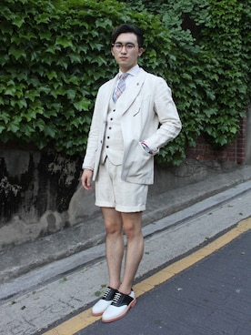 「customellow（カスタムメロウ）のアイテム」を使った、customellowさん（メンズ・176cm）の夏コーディネート