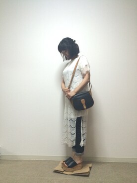 「UNIQLO（ユニクロ）のWOMEN ウルトラストレッチジーンズ（デニムパンツ）」を使った、gakijirooo***さん（レディース・152cm）の夏コーディネート