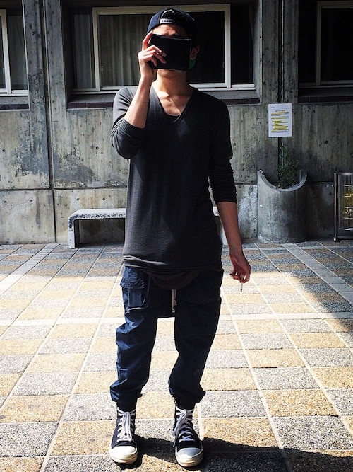 Rick Owensのタンクトップ（ブラウン系）を使った人気ファッション