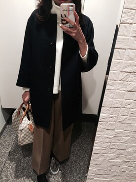「crolla（クローラ）のアイテム」を使った、Naco☻さん（レディース・162cm）の冬コーディネート